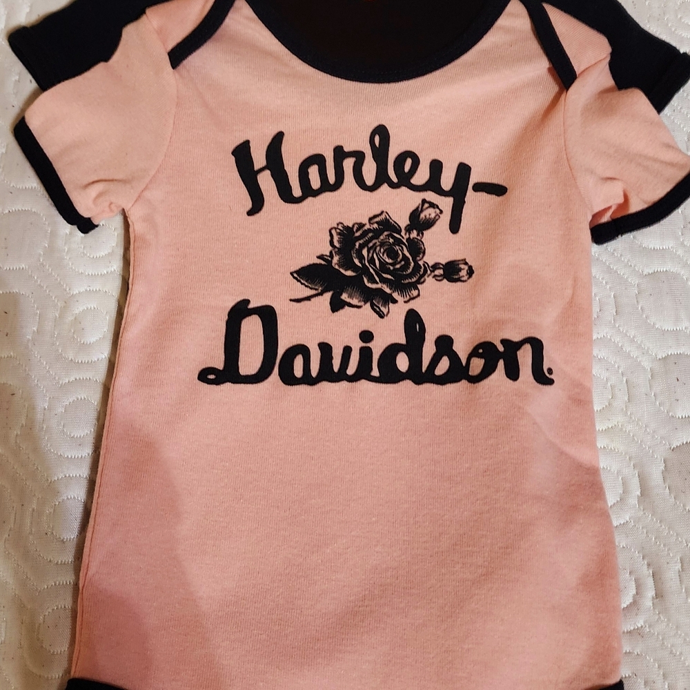 Harley Davidson Infant Clothes 12/18 Month NWT.